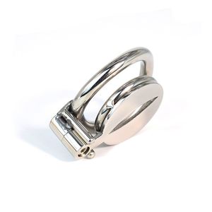 Super Małe Chastity Urządzenia Cock Cage Zapobiegaj ekstabardynko Sexstainless Steel Męski Penis Pierścień LockChastity Belt Zabawka