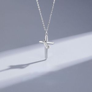 Pendant Necklaces 2021 Fashion Copper Cross Choker Necklace Mens Chain Jewelry On The Neck Goth Man Men Gift