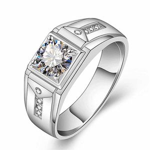 Anelli da donna Gioielli in cristallo Nuovo anello da uomo ampio placcato placcato placcato diamante zircon cluster per stili di banda femminile