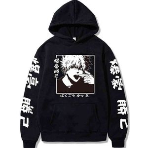 Anime meu herói academia katsuki bakugo manga hoodies gráfico sportswear cosplay hip hop roupas h1227