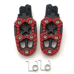 Wholesale spring rest for sale - Group buy Pedals Foot Pegs Rests Footpegs Universal mm Metal For XR50R CRF50 F Motorbike Dirt Pit Bike With Spring