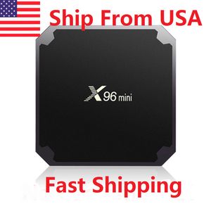 EXPÉDIÉ DES ÉTATS-UNIS X96 Mini TV Box S905W Android 7.1 Avec 2.4G WiFi 2GB 16GB Smart