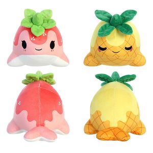 Party Favors Pineapple Strawberry Shaped Whale Plush Toy Soft Stuffed Animals for Kids Birthday Gifts