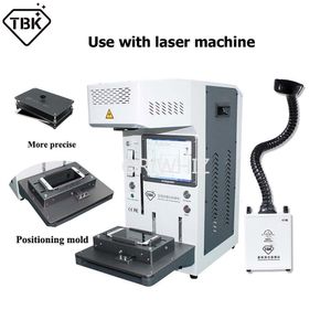 Máquina automática do separador do removedor de vidro do laser do laser de TBK 958A para o iPhone 11 11Pro max com exaustor da fumo
