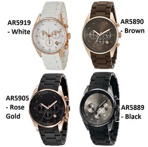 2021 relógio masculino de alta qualidade AR5905 AR5906 AR5919 AR5920 clássico relógio de pulso feminino caixa original com certificado