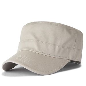 Wide Brim Hats Drop Summer Cotton Big Size Army HardTop Flat Hat Men Navy Women Solid Color Large Baseball Cap 56-60cm 60-65cm