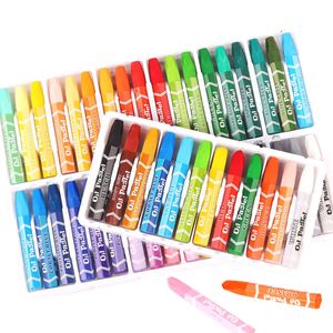 12/18/24/36 Colors Oil Pastels Non-Toxic Crayon Drawing Painting Pens Artists Students Art Supplies Gifts for Childrens