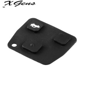 Replacement 3 Button Car Remote Key Shell Cover Black Silicon Rubber Repair Pad For TOYOTA Avensis Corolla For Lexus Rav4