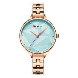 Classic Quartz Uhren Frauen Kreative Design Armbanduhr mit Edelstahl Weiblichen Uhr Damen Kleid Armbanduhr