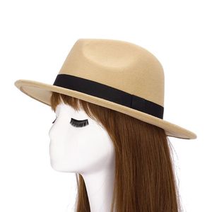STINGY BRIM HATS мода широкая винтажная шерсть чувствовала женщин Fedora мужская шапка джаз Sombrero Caps бренд