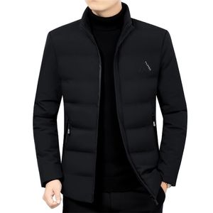 Men Winter Parka mid-Length 3 colors Windproof Warm Jacket Outwear Coat Plus Size 4XL 211216
