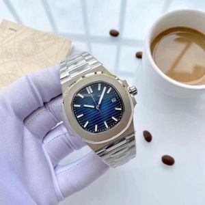 클래식 남성 캐주얼 비즈니스 시계 자동 기계식 스테인레스 스틸 몬트르 드 LUXE 6 색 손목 시계