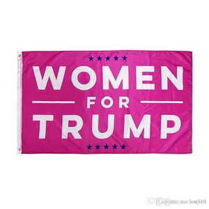90 * 150 cm Donald Trump Bayrağı Kadınlar Için Polyester Afiş ABD 2020 Başkanlık Seçim Bayrak Kızlar Kadınlar Kırmızı Bayraklar Özelleştirilebilir XVT0673