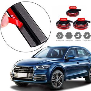 14 / 19mm bilfönster Edge Windshield Gummiförsegling för bilar Material Automobile Seal Strip Protection Strip Sticker Takgummi