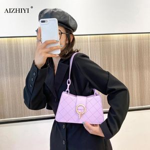 Venda por atacado moda sólido pu crossbody bolsas mulheres padrão de lattice bolsa de ombro bolsa juventude senhoras simples saco versátil