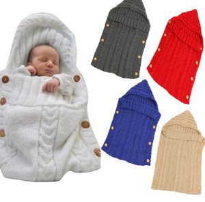 The latest size 70X35CM blanket, many styles to choose from, baby knitted wool button stroller sleeping bag, warm blankets