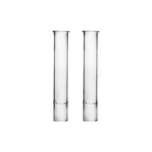 Osgree Accessorio per fumatori 2PCS Sostituzione 70mm Gambo in vetro tubo dritto per arizer argo