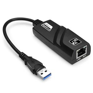 Adattatori da USB 3.0 a Gigabit Ethernet RJ45 Adattatore per scheda di rete LAN 10/100/1000 Mbps per PC