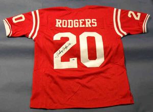 Custom Football Jersey Men Youth Women Vintage 20 Johnny Rodgers 72 Aash Rare High School Size S-6XL eller något namn och nummertröjor