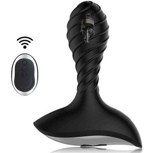 NXY Vibrators Wireless Remote Control Vibrating Anal Plug Sex Toys for Women 10 Speed Male Prostate Massage Vibrator Butt Gay 1125