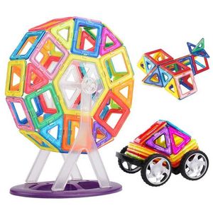 Magnetische Blöcke DIY Gebäude Einzelne Ziegel Zubehör Konstruieren Magnet Modell Pädagogisches Spielzeug Für Kinder Kinder Geburtstag Geschenk Q0723