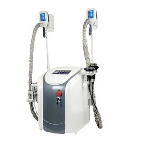Macchina per il congelamento del grasso Vita dimagrante Macchine per cavitazione RF Riduzione del grasso Lipo Laser 2 teste congelate possono funzionare contemporaneamente