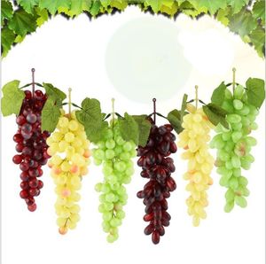 Party Decoration Artificial Fruits 1 PCS Grapes DIY Plastic Fake Fruit Christmas Home Wedding Simulation