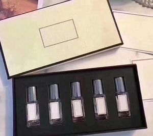 2021 NOVITÀ Set da 5 pezzi di Colonia per uomo Kit di fragranze portatili set di profumi da uomo di lunga durata odore superiore 9 ml * 5