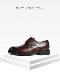 I migliori scarpe da uomo in pelle da uomo con pizzo casual confortevoli calzature in pizzo nero e marrone Dimensioni abito da ufficio fatto a mano