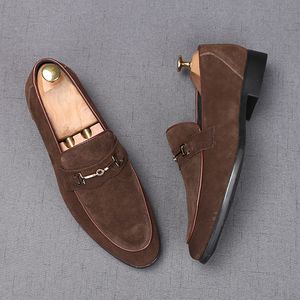 Zarif Moda Siyah Partisi Coifheur Düğün Ayakkabıları İtalyan Tarzda Kayma Erkekler Resmi Marka Patent Deri Loafers H24