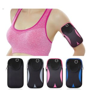 Saco de braçadeira esporte Running braço capa braçadeiras Universal sob 6.5 '' sacos de telefone móvel titular bolsa ao ar livre