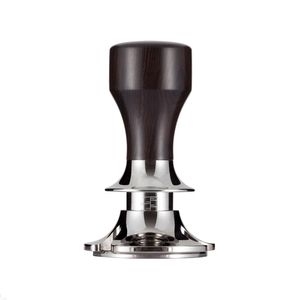 Acessórios de café de martelo de pó de violação de café pressionado pó com design de desvio anti pressão ajustável Profundidade de Profundidade58.35mm 210309