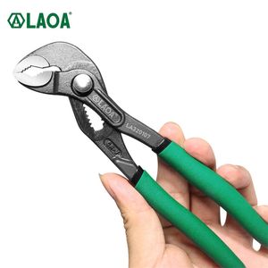 LAOA 7'' 10'' Water Pump Pliers Quick-release Plumbing Pliers Pipe Wrench Adjustable Joint Plier Straight Jaw Groove Hand Tools 211110