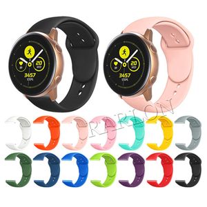 Evrensel 22mm 20mm Samsung Galaxy 46mm için Saat Silikon Kayışı Aktif 2 S3 Amazfit GTR Huawei GT Garmin Vivoactive 3 Bantları Xiaomi İzle Fabrika Fiyat