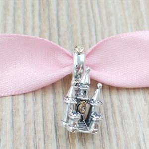 925 Sterling Silber Damen indische Schmucksets Pandora Zweifarbiges Schloss Dangle Charms Kette DIY Armbänder Mode für Männer Teen Bead Kit Halskette Armreif Geschenk 799337C00