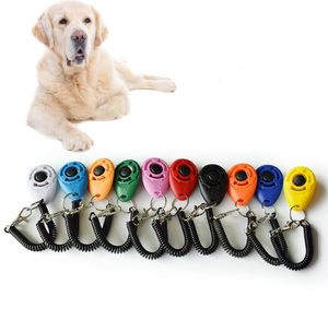 Pet Dog Training Click clicker Agility Agility-Trainer Aid Aid Dogs Corsi di formazione Forniture obbedienza forniture con corda telescopica SN5654