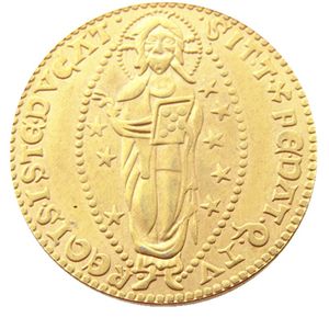 Itália 1 Ducato - Giovanni Craft Dandolo República Dandolo de Veneza Banhado Ouro Copiar Coin (30mm) Acessórios de Decoração de Casa