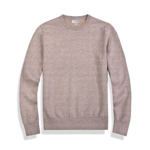 Mens tröja polo krokodil tröja varm långärmad mode broderi casual round neck stickad sweatshirts asiatisk storlek