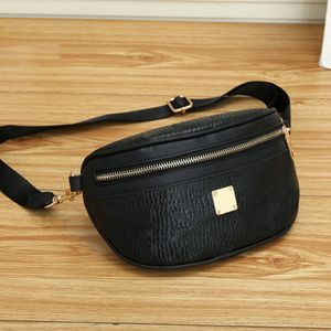 Bolsas de cintura da moda homens homens ombro com designer de cinta prateada saco de zíper marrom preto 23x16cm para homem de alta qualidade feminina