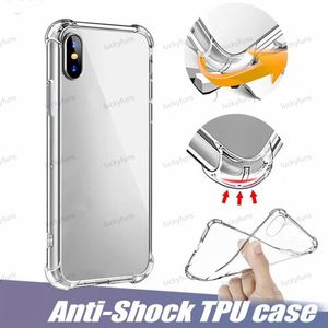 Soft TPU Clear Cases for Galaxy S10 iPhone 11 PRO XR XS MAX Anti-knock Huawei P20 Lite Transparent Shockproof Airbag Bumper Case