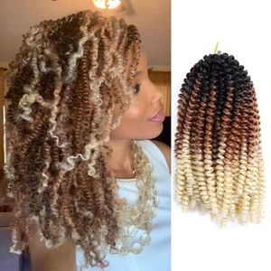 Spring Twist Braiding Hair Extension Ombre 8 