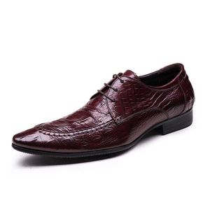 Italienische Mode Handmade Herren Echtes Krokodil Leder Schuhe Business Kleid Anzug Männer Schuh Zapatos Mujer Beste Geschenke für Männer H24