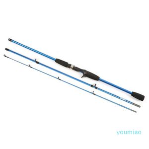 탄소 회전 주조 낚싯대 1.80m 2.20m M Power Baitcasting 3 섹션 여행 및 유수 장대 보트 막대