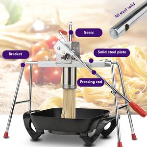 Maszyna ręczna Maszyna do prasowania Noodle Ze Stali Nierdzewnej Makaron Maker Prasa Spaghetti Kitchen Machine