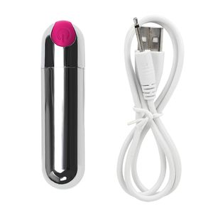USB Charging 10 Speeds Mini Bullet Dildo Vibrators Vagina Anal Massager for Female Adult Sex Toys Clitoris Stimulator