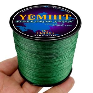 Braid Line Yemiht 12/9/8 Strand Pe Flätat Fiske 500m Multifilament Cord 18-120lb Parp Pesca