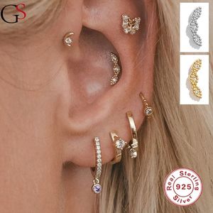 Stud GS Ohrring Für Frauen Erdnuss-form Piercing 2021 Mode Schmuck Geschenk Boucle Oreille Femme 925 Sterling Silber Ohrringe