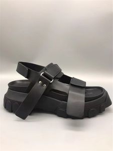 24 New Summer High quality Roma Sandals Genuine Cow Leather TPU Sole Cowhide handmade breathable Platform Beach Shoes