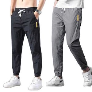 Harem byxa män streetwear tunn cool elastisk midja sport jogger jogging tracksuit överdimensionerade byxor kläder 2021 sommar 5xl x0723