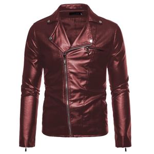 Menina de casacos de trincheira masculina Motocicleta Manga de lapela lateral lateral lateral Moda de couro macho cor de cor de água sólida roupas casuais